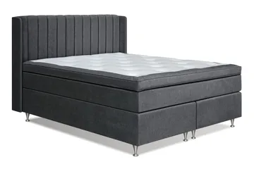 Joluma Sängpaket Fast/Medium 180x200 cm - (+Fler val) 180x200 cm Mörkgrå - Products - Möbler - Säng - Kontinentalsäng