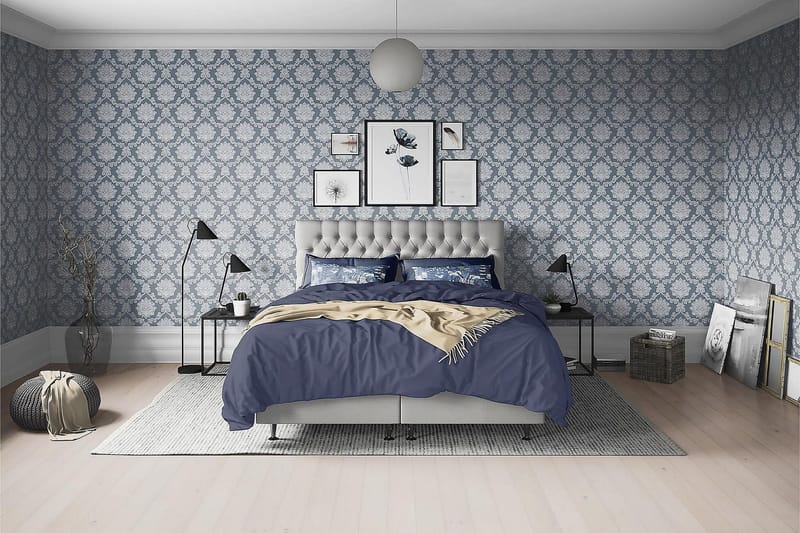 Joluma Sängpaket Medium 120x200 cm - (+Fler val) 120x200 cm Ljusgrå - Products - Möbler - Säng - Kontinentalsäng