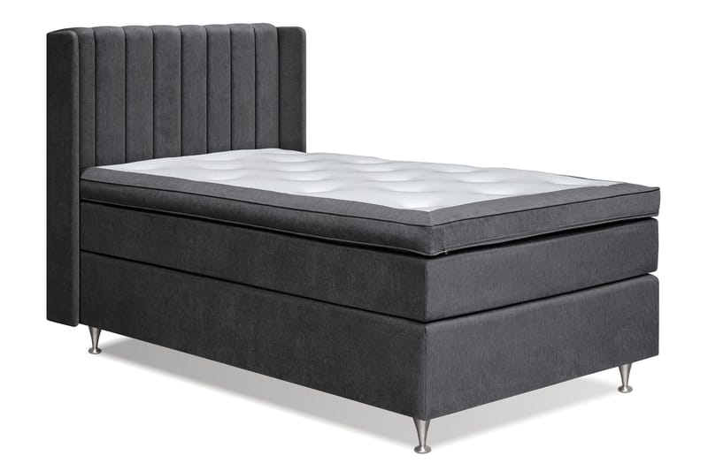 Joluma Sängpaket Medium 120x200 cm - (+Fler val) 120x200 cm Mörkgrå - Products - Möbler - Säng - Kontinentalsäng