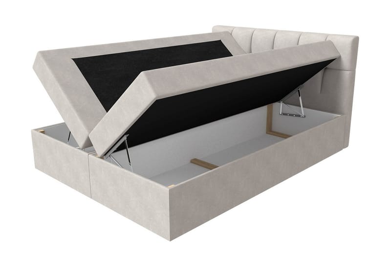 Kramvik Kontinentalsäng 120x200 - Beige - Products - Möbler - Säng - Säng med förvaring