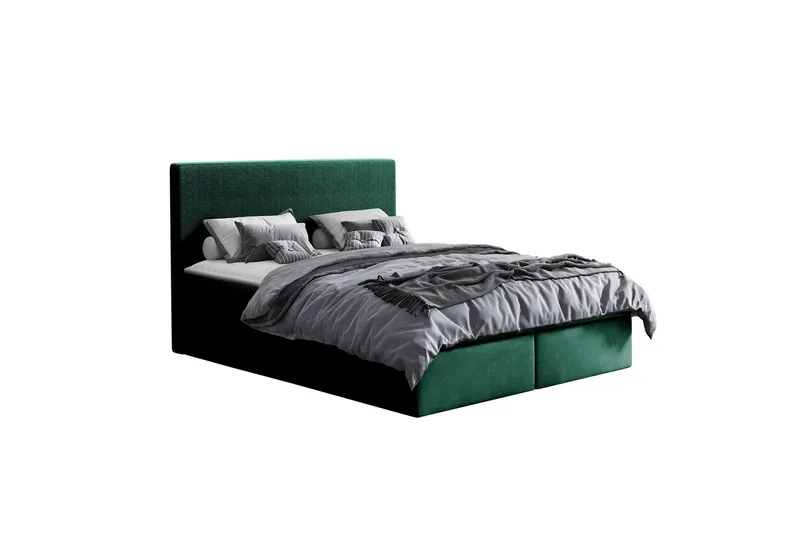 Laargard / Cosmo Sängpaket Kontinentalsäng 160x200 cm - Grön - Products - Möbler - Säng - Komplett sängpaket