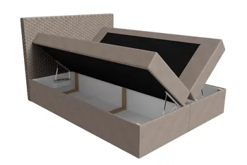 Laargard Kontinentalsäng medFörvaring 180x200 - Beige - Products - Möbler - Säng - Säng med förvaring