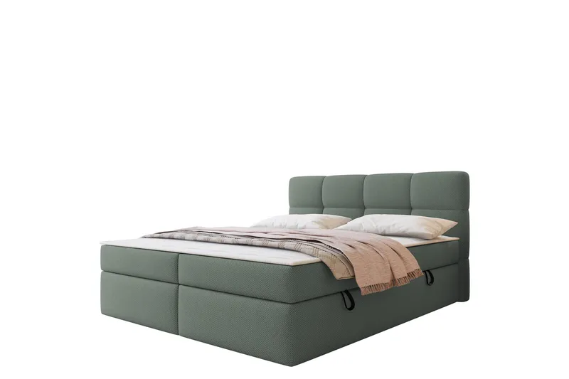 Leckersbo Komplett Sängpaket Kontinentalsäng med förvaring 180x200 cm - Grön - Products - Möbler - Säng - Komplett sängpaket