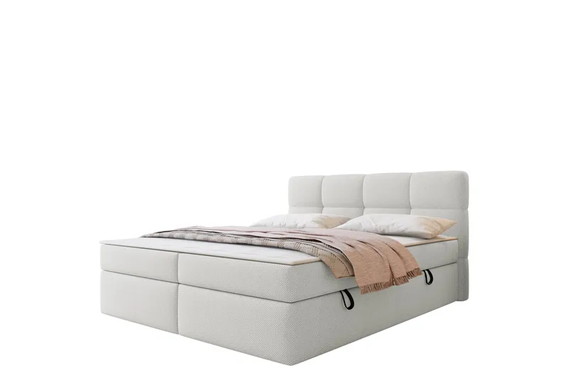 Leckersbo Komplett Sängpaket Kontinentalsäng med förvaring 180x200 cm - Vit - Products - Möbler - Säng - Komplett sängpaket