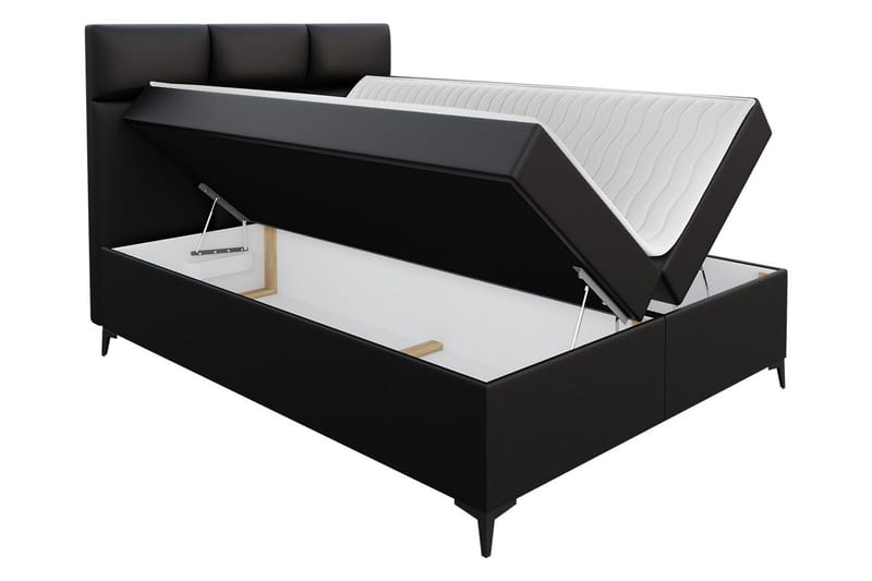 Leckersbo Sängpaket Kontinentalsäng 200x200 cm - Svart - Products - Möbler - Säng - Komplett sängpaket