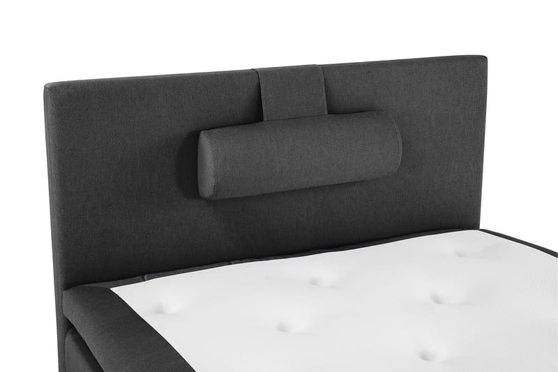 Lucky Komplett Sängpaket 120x200 Latex Slät Sänggavel  Na - Nackkudde Stor Svart/Grå - Products - Möbler - Säng - Enkelsäng