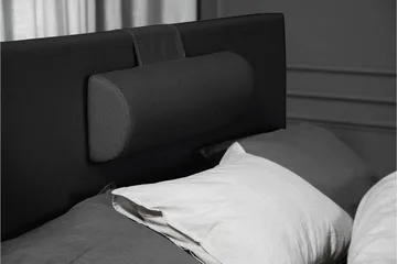 Lucky Komplett Sängpaket 120x200 Latex Slät Sänggavel  Na - Nackkudde Stor Svart/Grå - Products - Möbler - Säng - Enkelsäng