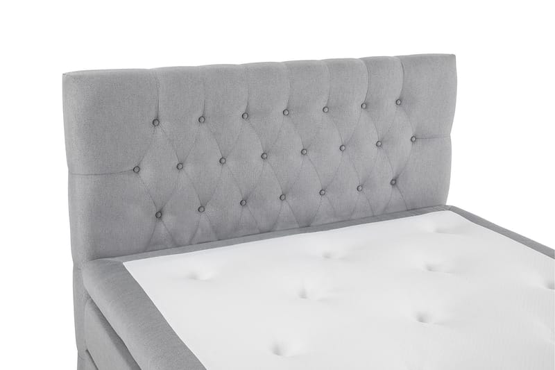 Lucky Komplett Sängpaket 120x200 Memory Diamant Sänggavel - Mellangrå - Products - Möbler - Säng - Enkelsäng