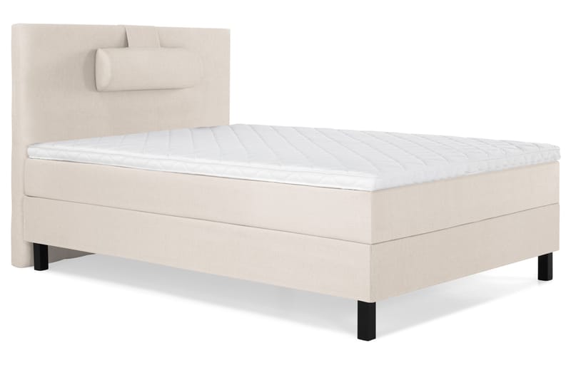 Lucky Komplett Sängpaket 120x200 Skum Slät Sänggavel - Nackkudde Stor Beige - Products - Möbler - Säng - Enkelsäng