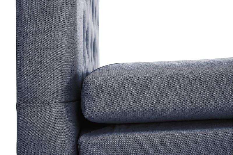 Lucky Komplett Sängpaket 120x200 Polyeter Slät Sänggavel - Nackkudde Liten Mörkblå - Products - Möbler - Säng - Enkelsäng