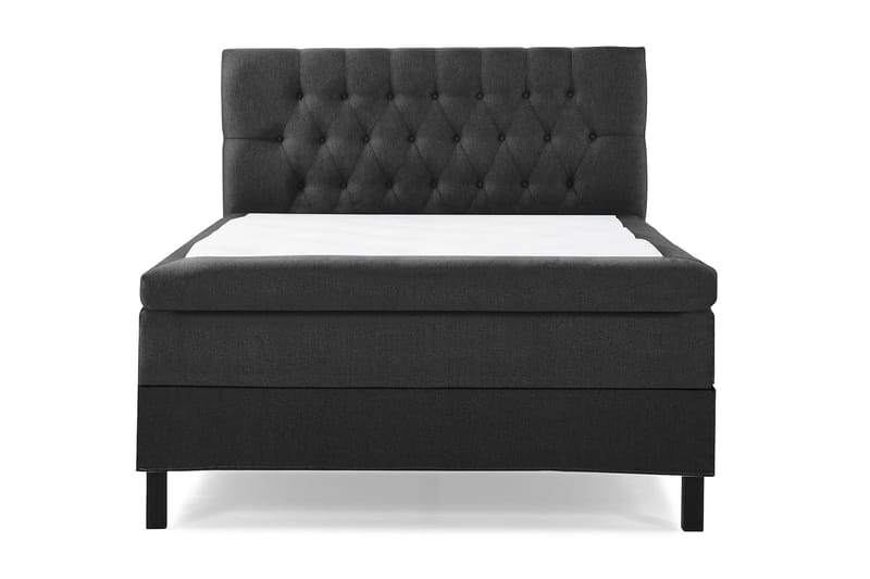 Lucky Komplett Sängpaket 120x200 Polyeter Diamant, Svart/Grå