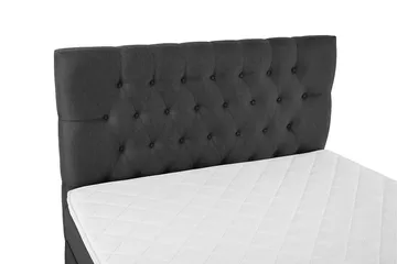 Lucky Komplett Sängpaket 140x200 Skum Diamant - Svart/Grå - Products - Möbler - Säng - Kontinentalsäng