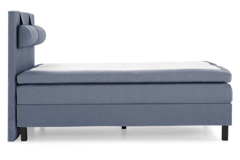 Lucky Komplett Sängpaket 140x200 Polyeter Slät Sänggavel - Nackkudde Stor Mörkblå - Products - Möbler - Säng - Kontinentalsäng