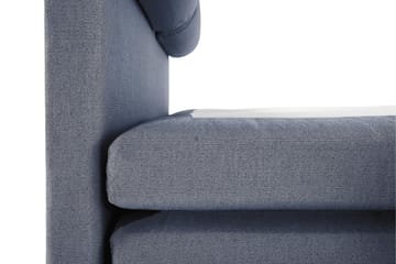 Lucky Komplett Sängpaket 140x200 Polyeter Slät Sänggavel - Nackkudde Stor Mörkblå - Products - Möbler - Säng - Kontinentalsäng