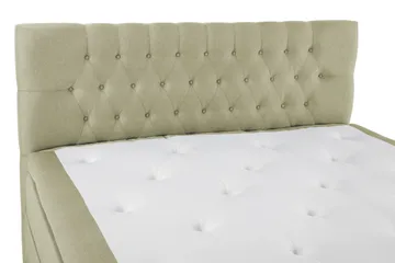 Lucky Komplett Sängpaket 160x200 Latex Diamant Sänggavel - Grön - Products - Möbler - Säng - Kontinentalsäng