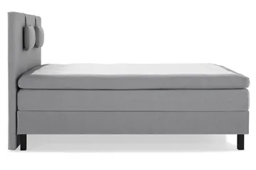 Lucky Komplett Sängpaket 160x200 Latex Slät - Nackkudde Liten Mellangrå - Products - Möbler - Säng - Kontinentalsäng