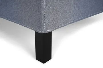 Lucky Komplett Sängpaket 160x200 Memory Slät Sänggavel - Mörkblå - Products - Möbler - Säng - Kontinentalsäng