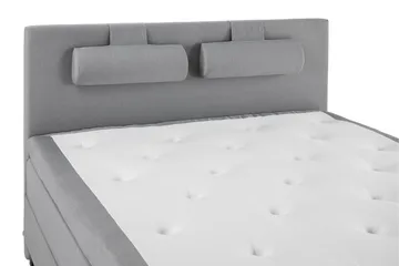 Lucky Komplett Sängpaket 160x200 Memory Slät Sänggavel - Nackkudde Stor Mellangrå - Products - Möbler - Säng - Kontinentalsäng