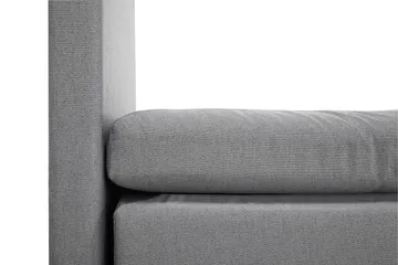 Lucky Komplett Sängpaket 160x200 Memory Slät Sänggavel - Nackkudde Stor Mellangrå - Products - Möbler - Säng - Kontinentalsäng