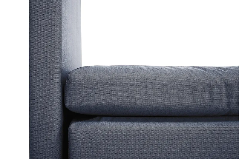 Lucky Komplett Sängpaket 180x200 Latex Slät Sänggavel - Mörkblå - Products - Möbler - Säng - Kontinentalsäng