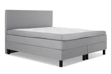 Lucky Komplett Sängpaket 180x200 Latex Slät Sänggavel - Mellangrå - Products - Möbler - Säng - Kontinentalsäng