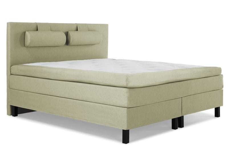 Lucky Komplett Sängpaket 180x200 Latex Slät Sänggavel - Nackkudde Stor Grön - Products - Möbler - Säng - Kontinentalsäng