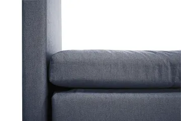 Lucky Komplett Sängpaket 180x200 Latex Slät Sänggavel - Nackkudde Stor Mörkblå - Products - Möbler - Säng - Kontinentalsäng