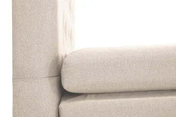 Lucky Komplett Sängpaket 180x200 Polyeter Diamant Sänggavel - Nackkudde Liten Beige - Products - Möbler - Säng - Kontinentalsäng