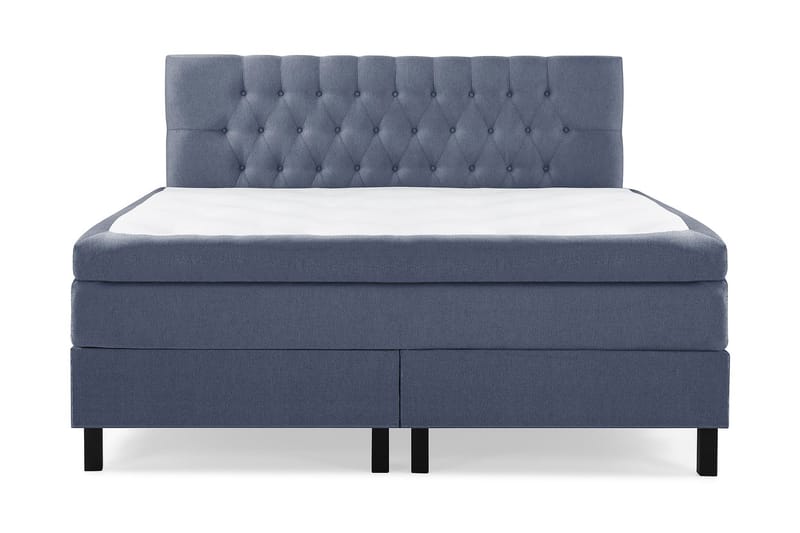 Lucky Komplett Sängpaket 180x200 Polyeter Diamant, Mörkblå