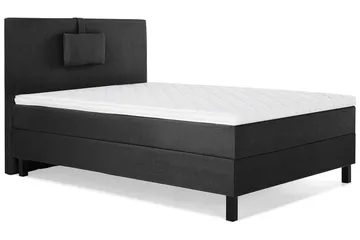 Lucky Kontinentalsäng 120x200Skum - Svart/Grå - Products - Möbler - Säng - Enkelsäng