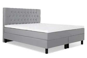 Lucky Kontinentalsäng 180x200Skum - Mellangrå - Products - Möbler - Säng - Kontinentalsäng