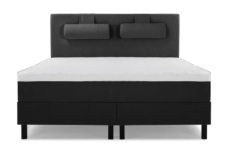 Lucky Kontinentalsäng 180x200Skum - Svart/Grå - Products - Möbler - Säng - Kontinentalsäng