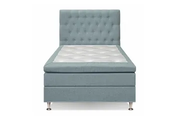 Utan sänggavel - Ljusblå