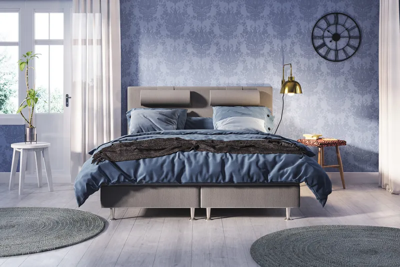 Meja Sängpaket 120x200 - Ljusgrå - Products - Möbler - Säng - Enkelsäng
