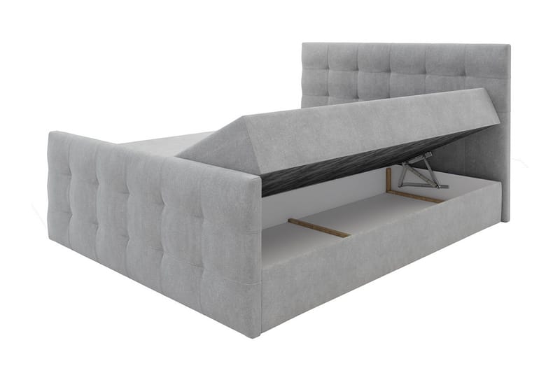 Milano Kontinentalsäng 140x210 cm - Grön - Products - Möbler - Säng - Säng med förvaring