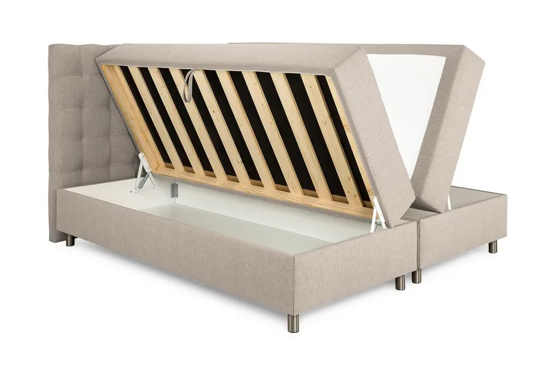 Montana Förvaringssäng 180x200 - Beige - Products - Möbler - Säng - Säng med förvaring