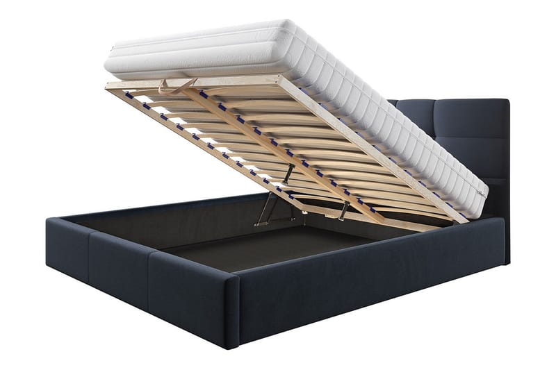 Nieres Förvaringssäng 140x200cm - Mörkblå - Products - Möbler - Säng - Säng med förvaring
