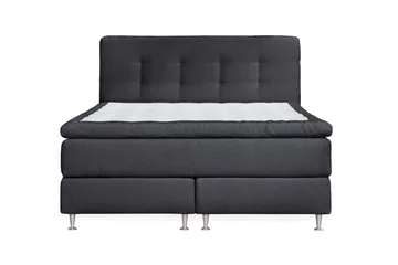 Oslo Lyx Sängpaket 160 knappar loop 20, Svart