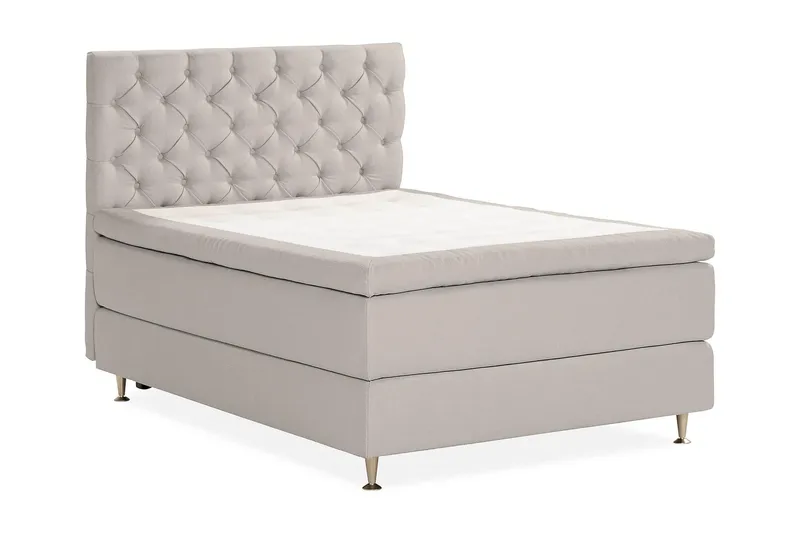 Oslo Lyx Sängpaket Kontinentalsäng 120x200 cm - Grå - Products - Möbler - Säng - Kontinentalsäng