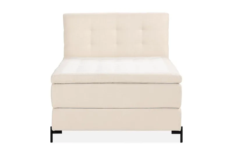 Oslo Lyx Sängpaket Kontinentalsäng 120x200 cm, Ljusbeige