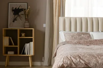 Princess Kontinentalsäng 140x200cm - Beige/Sammet - Products - Möbler - Säng - Kontinentalsäng