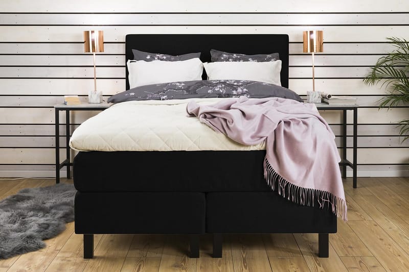 Princess Kontinentalsäng 140x200cm - Svart - Products - Möbler - Säng - Kontinentalsäng