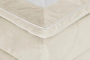 Princess Kontinentalsäng 160x200cm - Beige/Sammet - Products - Möbler - Säng - Kontinentalsäng