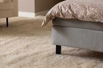 Princess Kontinentalsäng 160x200cm - Ljusgrå/Sammet - Products - Möbler - Säng - Kontinentalsäng