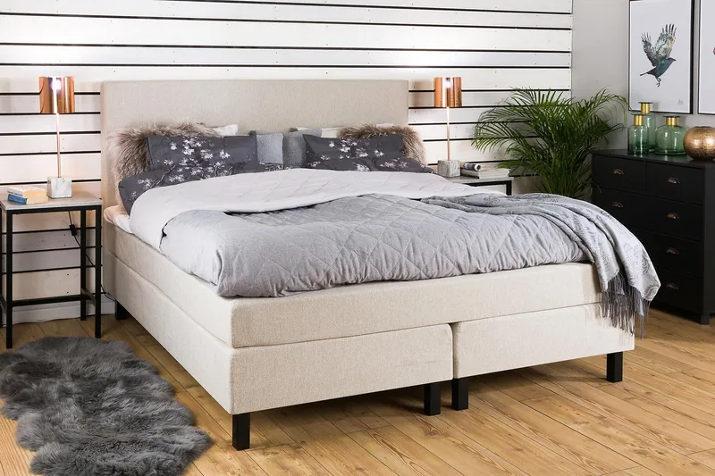 Princess Kontinentalsäng 180x200cm - Beige - Products - Möbler - Säng - Kontinentalsäng