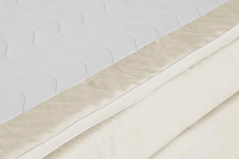 Princess Kontinentalsäng 180x200cm - Beige/Sammet - Products - Möbler - Säng - Kontinentalsäng