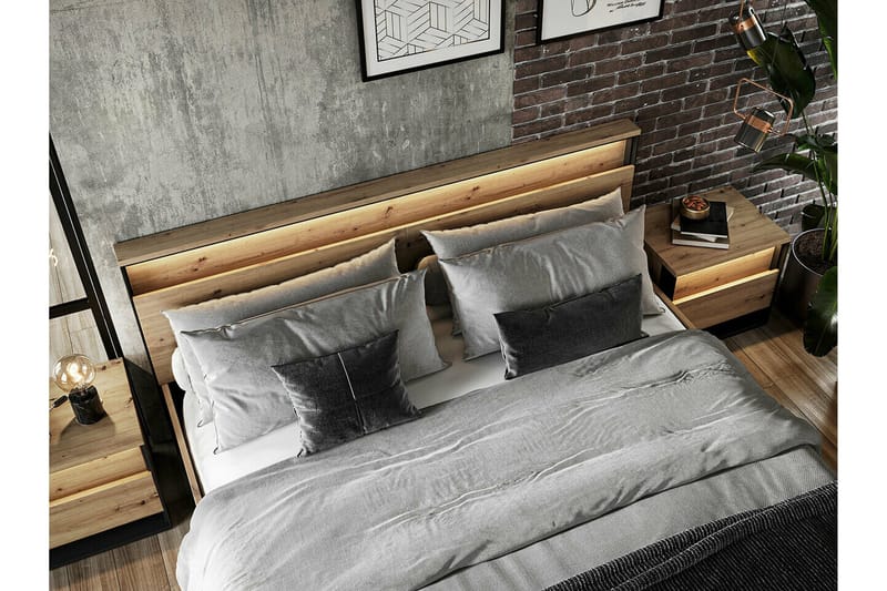 Rathmore Sängram 160x200 cm Black - Products - Möbler - Säng - Sängram & sängstomme