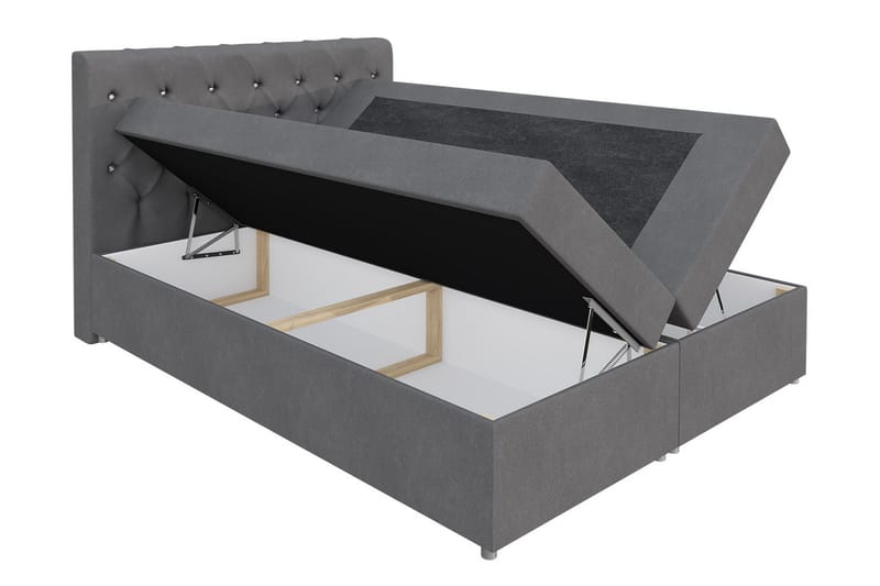 Roma Sängpaket 200x200 cm - Vit - Products - Möbler - Säng - Komplett sängpaket