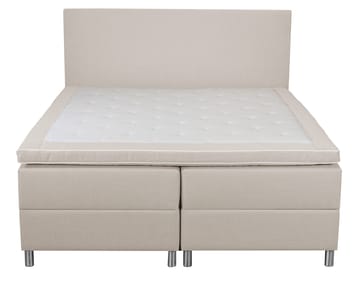 Säng med förvaring beige boxbed 180x200 cm - Beige - Products - Möbler - Säng - Säng med förvaring