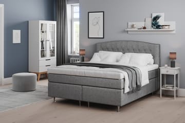 Belda Sänggavel 160 cm Svängd - Grå - Products - Möbler - Säng - Sängtillbehör & sänggavel - Sänggavel